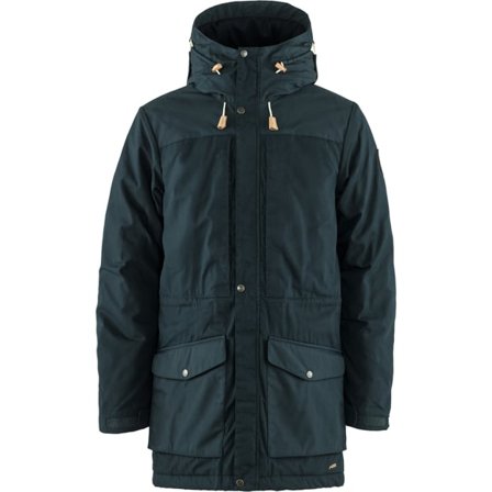 Fjällräven Herr's Singi Wool Padded Parka in Dark Navy | Size: Small, G-1000/Ull