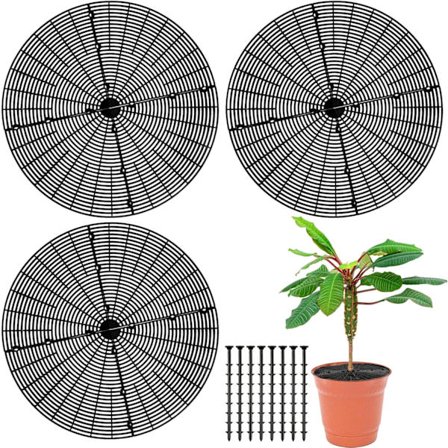 st Växtkruka Skydd Djur Växtkruka Gitter med Centrerat Utskuret Blomskydd Jord Skydd för