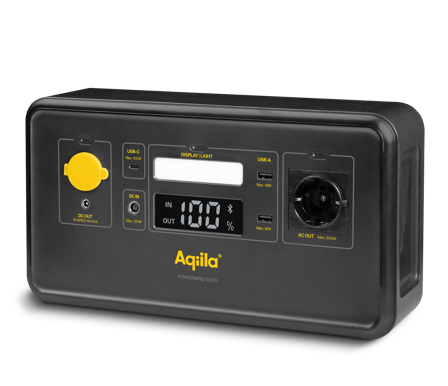 Aqiila Powerbird S300 Powerstation, Elfördelning & strömförsörjning