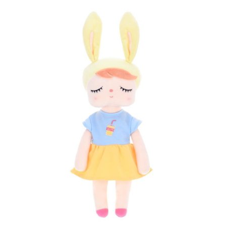 13" Sleeping Bunny Rabbit Girl Baby Stuffed Plush Dolls Toys For Kids