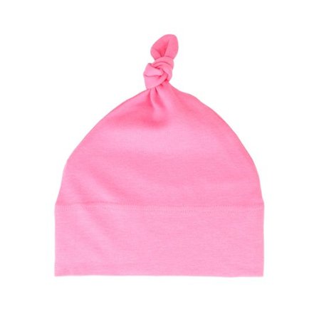 Babybugz - Rosa traditionalbeanie Beanie - Kids Bubble Gum Pink Baby One-knot Beanie @ Hatstore