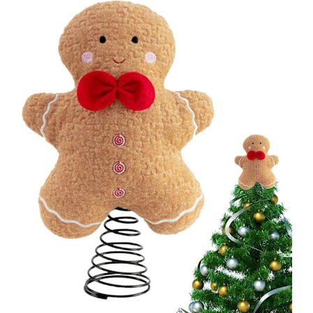 Julgransdekoration, Festlig Pepparkaksgubbe Heminredning - Mjuka Dekorationer för Inomhusbruk, Hylla, Öppen Spis, Bord, Vinterfest, Jul