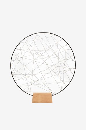 Jotex - Rund metalldekor 160 LED 64 cm Svart matt svart - Kjøp Dekorativ julebelysning hos Jotex