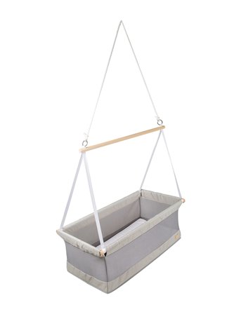 ROBA Hanging Crib Canvas - Grey - 91.5X 48.5X 35CM