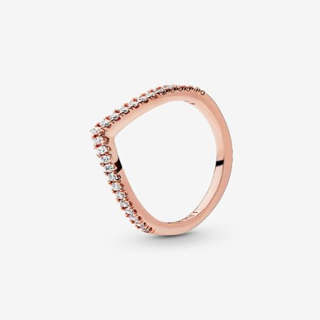 Pandora - Glitrende Ønskebensring - 14k roségullbelegg