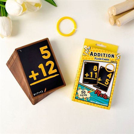 Matematikkort Addition 50-pak