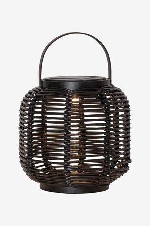 Star Trading - Solcellelygte Runda 15cm - Sort - Solcellelamper - Fra Homeroom