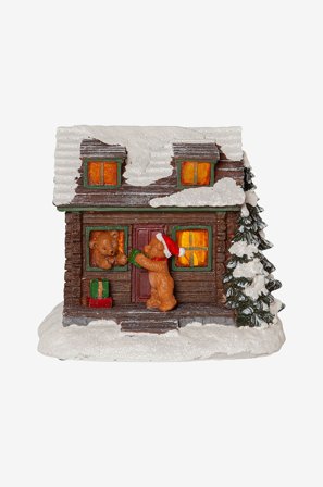 Star Trading - Tedville 16cm - Flerfärgad - Dekorativ julbelysning - Från Homeroom