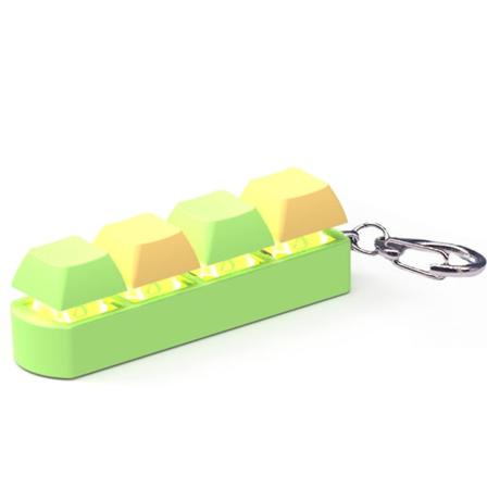 4-n pp iminen n pp imist Fidgets-lelu stressin lievitt miseen Kevyt purkulelu pojille, tyt ille, naisille ja miehille Green Yellow