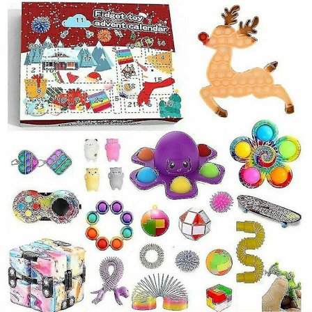 Lelut 24 päivän joulukalenteri Countdown Blind Boxs @bugu