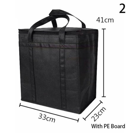 Ekstra stor køletaske køleboks picknick camping is sort 2