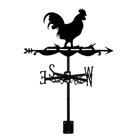 Vejrhane - Dekorativ vindretningsindikator til udendørs gårdsplads