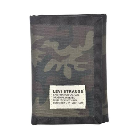 Levi's Camouflage wallet , Groen , Heren , Maat: ONE Size Portefeuilles