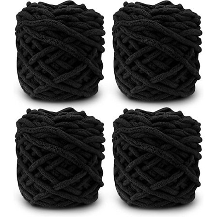 Garn 4x Garn för virkning, Mjukt tjockt garn för garnprojekt