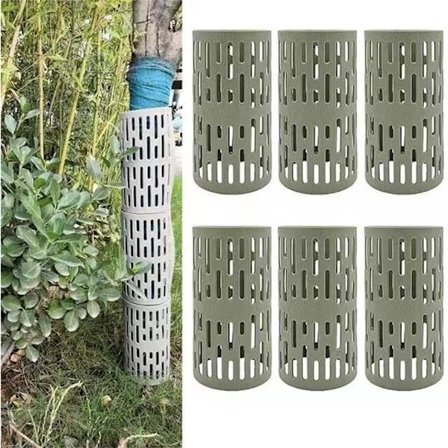 Plante- og trebeskytter, 6-pakning trestammebeskytter, utvidbar trebarkbeskytter, enkel å bruke, god beskyttelse