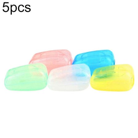 5 st Bärbara Tandborsthuvud Skyddsfodral Förvaringslåda Hållare Borstskyddslock