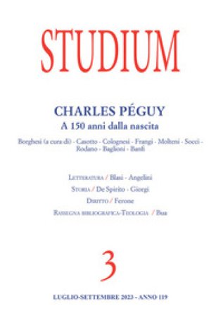 Studium (2023). Vol. 3: Charles Pèguy. A 150 anni dalla nascita
