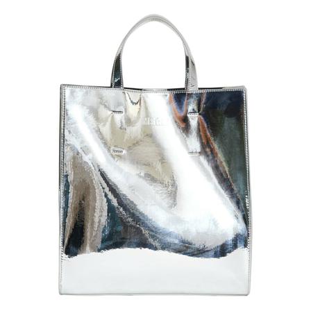 Msgm, Shoulder Bags Grijs, Dames, Maat:ONE Size,leer