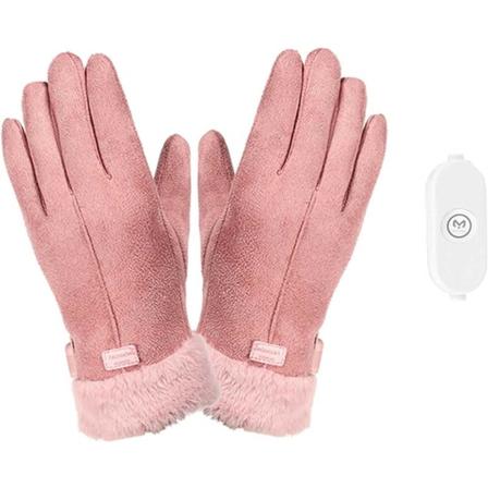 Kvinners USB-oppvarmede hansker, dameoppvarmingshansker, USB-oppvarmingshansker