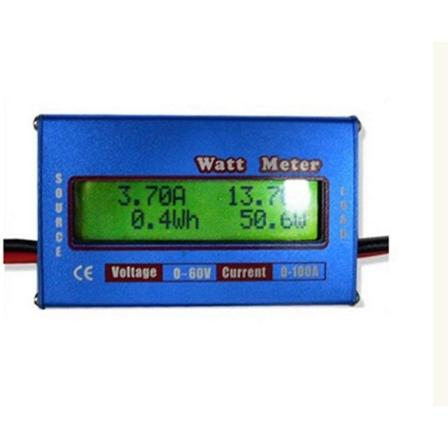 Dc 60v/100a LCD-display Hög noggrannhet Effektmätare Wattmätare - Blå Hy