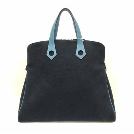Hermès Vintage Tote Tass , Blauw , Dames , Maat: ONE Size Vintage Tassen