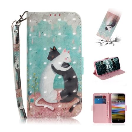 Sony Xperia L3 mønstret læderetui - To Katte