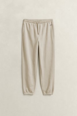 GANT - Joggebukse med shield-logo til dame country beige