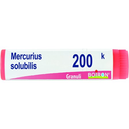 Boiron Mercurius Solubilis Globuli 200K Dose 1g