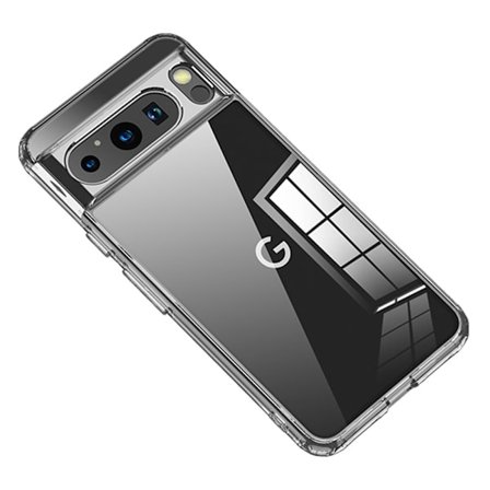SKALO Google Pixel 8 Pro TPU Clear Hybrid Cover - Gennemsigtig