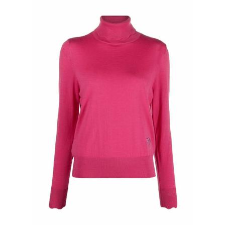 Pinko Turtlenecks rosa, Dam Polotröjor, Dam, Storlek: S