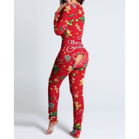 Julepyjamas Matchende Familie Pyjamas Mode Pyjamas til Kvinder Knaplukket Flap Voksne Loungewear Nyt Design Lounge Wear Hjemmetøj style 9 L