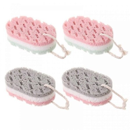 4 stk. Svamper Oppvasksvamper Oppvasksvamp Kjøkkensvamper Rengjøringssvamper Absorberende Ikke-ripende Svamper Gjenbrukbar Kraftig Skrubbesvamp