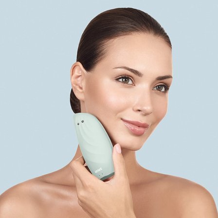 GESKE Sonic Thermo Facial Brush & Face-Lifter 8 in 1 Green, Skincare, Tilbehør Til Ansigtsrens, Rensebørster