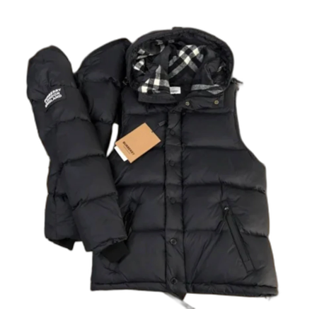 Svart burberry jacka