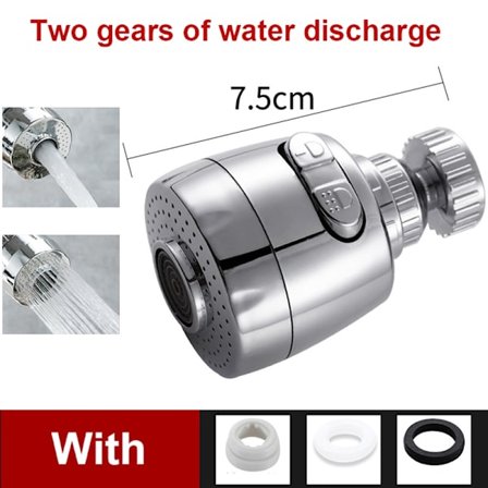 Universal 3Mode Köksblandare Adapter Luftare Duschhuvud Pres