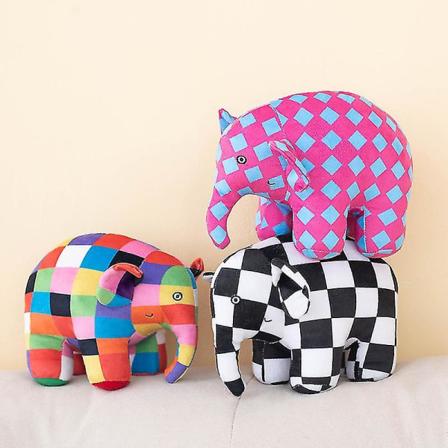 30 cm Kawaii Anime Elmer Elefantfiguren Plysdukke 2