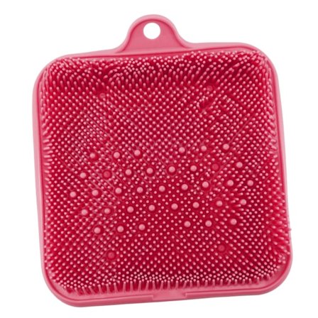 1 stk baderomsgulvmatte fotvasker børste eksfolierende fotrenser føtter fotmassasjevasker