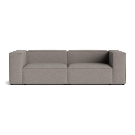 Lissabon XL 2 personers sofa - Danubio Lysegrå - 260x100x70cm - Ekstrabred 2 personers sofa til afslapning med optimal rygstøtte - Lysegrå