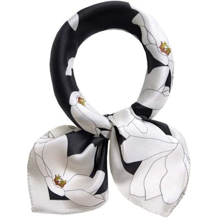 Mulberry Silk Scarves Small Square Scarf 53 x 53 cm Neck Scarf Breathable Lightweight for Women Gift Boxed