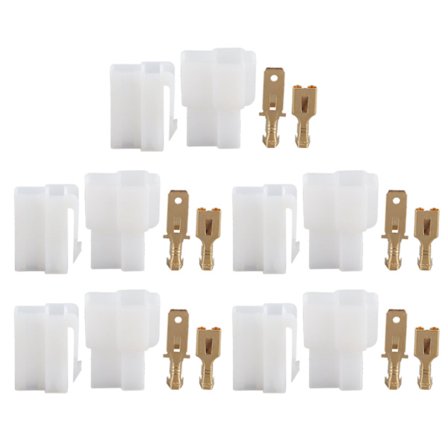 Kenwood T-Type 2-stifts strömkontakt bilradiokabelanslutningsset