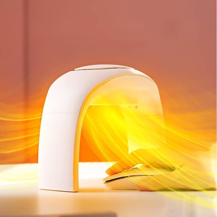 Musemåtte med håndvarmer, sammenklappelig elektrisk varmehåndvarmer til skrivebord, gaming skrivebordsvarmer