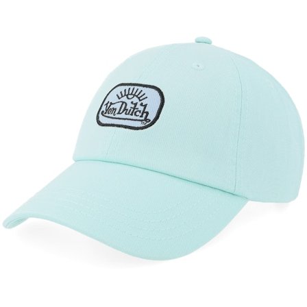 Von Dutch - Vert unconstructed Casquette - Logo Mini Patch Mint Green Dad Cap @ Hatstore