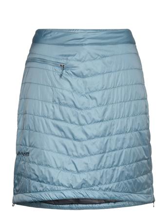 Rros Ins Skirt Knælang Nederdel Blå Bergans