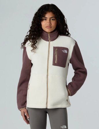 The North Face W Yumiori Full Zip - Cream - XL