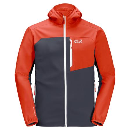 Jack Wolfskin Men's Eagle Peak II Softshell Men unlined jacket Grey M