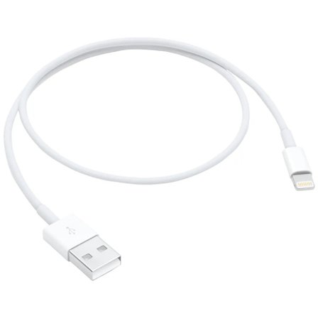 Original Apple Lightning till USB-kabel 0,5m - Vit