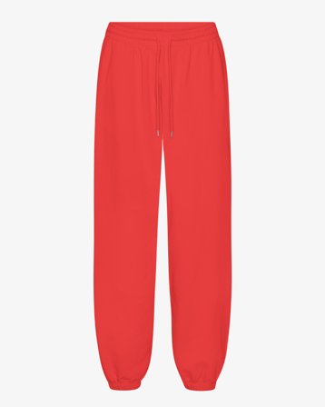 Organic Relaxed Sweatpants - Red Tangerine XL