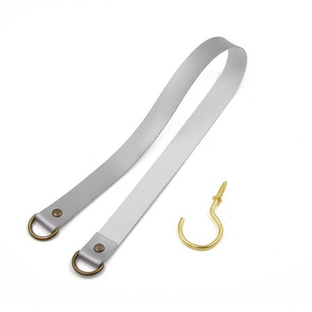 Black Friday Tilbud – Spar Stort! Gardinholder Reb Læder Tiebacks SØLV