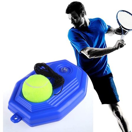 Tennis träningsredskap med boll singel träningsredskap träning själv-plikt tennis självlärande rebound-redskap sparsring-redskap åttakantig bas