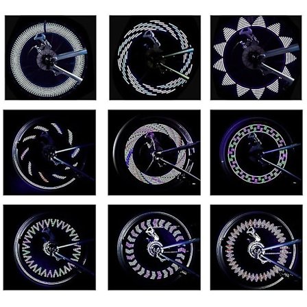 Pro Pyörä 14 LED Vannevalo Lamppu Vedenkestävä Tarvike